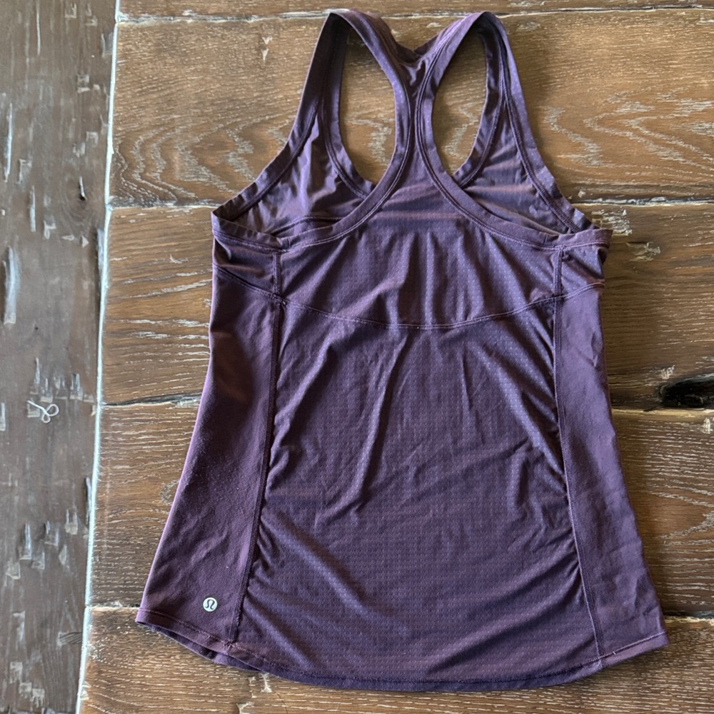 Lululemon Athletica Deep Purple Tank Top